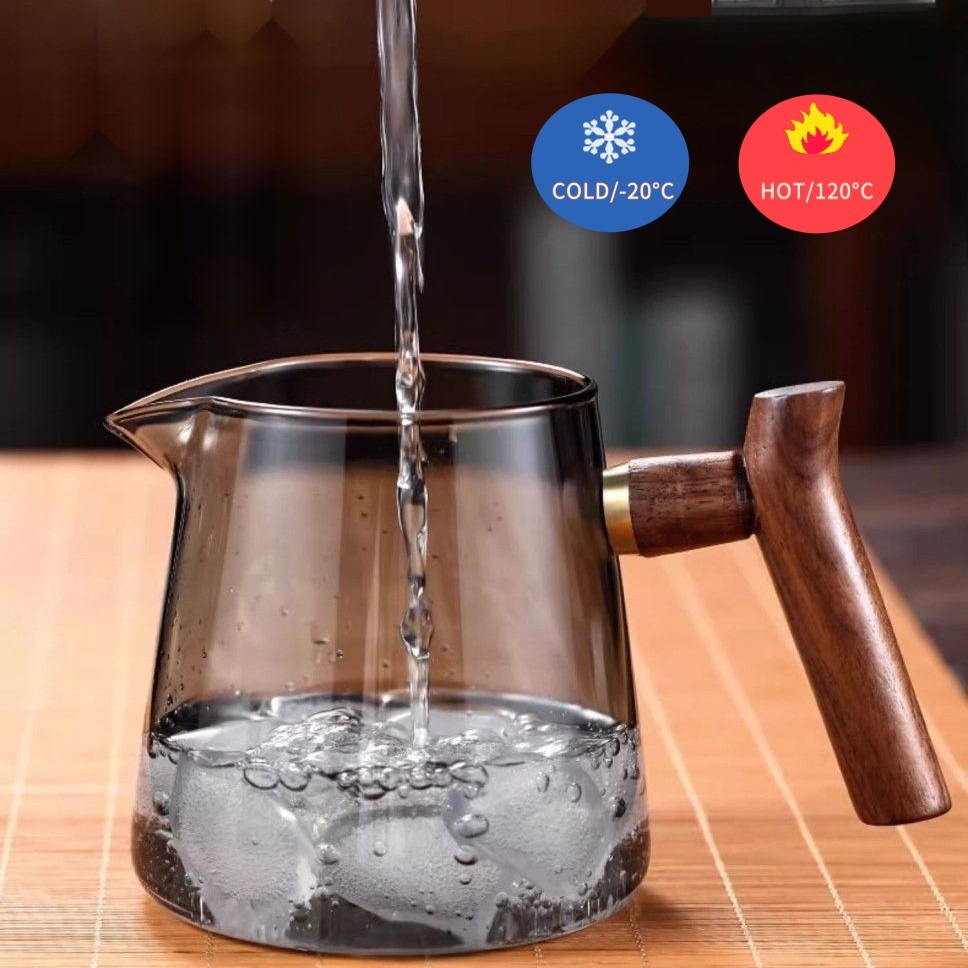 Ấm pha trà thủy tinh 650ml chịu nhiệt, dùng cho bếp điện, tách nước trà, dùng văn phòng gia đình