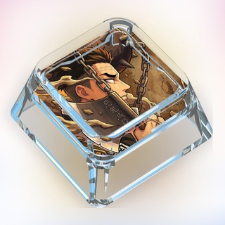 Demon Slayer Keycaps Hoạt Hình Dễ Thương Keycaps Tùy Chỉnh Bàn Phím Cơ Trong Suốt Keycaps