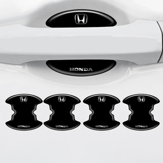 4 / 8 Chiếc Silicon Cửa Xe Tay Cầm Bảo Vệ Phim Miếng Dán Phụ Kiện Dành Cho Xe Honda Mugen Power Civic Accord CRV Hrv Jazz CBR VTEC VFR Phụ Kiện