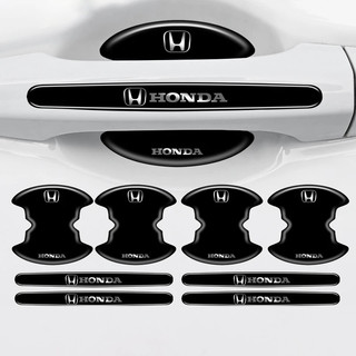 4 / 8 Chiếc Silicon Cửa Xe Tay Cầm Bảo Vệ Phim Miếng Dán Phụ Kiện Dành Cho Xe Honda Mugen Power Civic Accord CRV Hrv Jazz CBR VTEC VFR Phụ Kiện