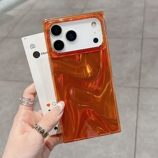 Ốp Điện Thoại Vuông Họa Tiết Lụa Nhiều Màu Sắc Sang Trọng Thích Hợp Cho iPhone 13 14 15 16 17 Pro Max Bao Gồm Tất Cả Vỏ Silicon Chống Rơi