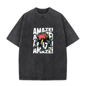 Amaze Project Hail Mary Rocky - Áo thun nam cotton ngộ nghĩnh, cổ tròn, tay ngắn, phù hợp mùa hè