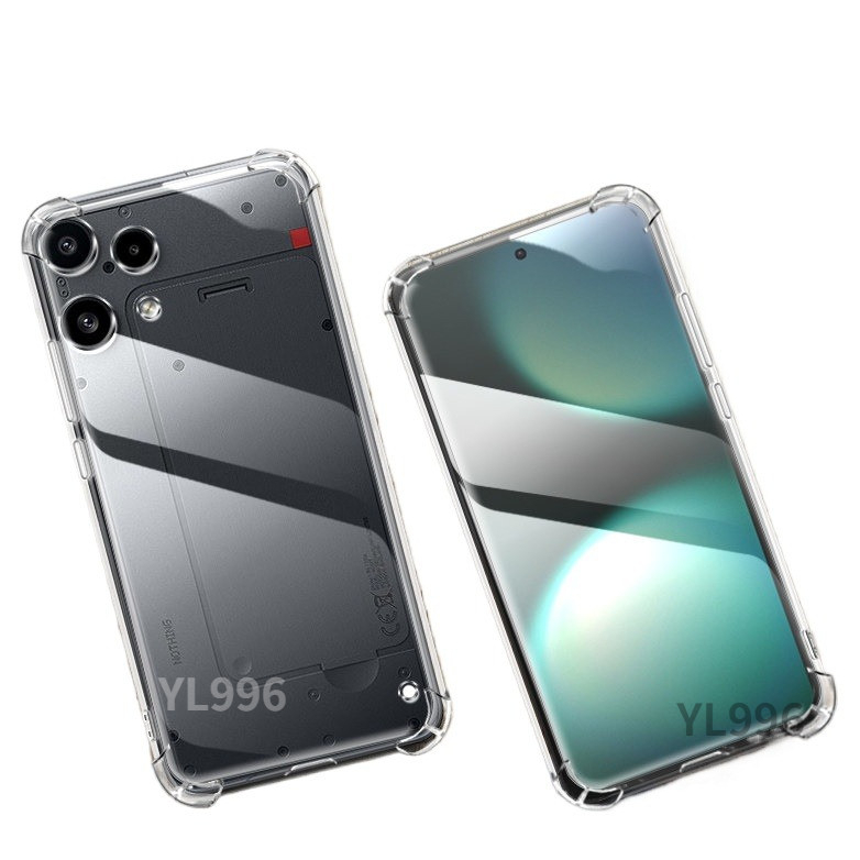 Không có điện thoại 3A Lite 3A Pro 3A Điện thoại 3 4 4A Pro trong suốt túi khí góc trong suốt Vỏ điện thoại mềm chống sốc