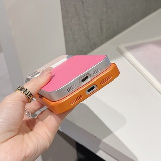 Ốp điện thoại màu xanh lá cây có họa tiết vải thiều siêu mỏng phù hợp cho iPhone 11 12 13 14 15 16 17 Pro Max bao gồm tất cả các loại màng ống kính chống rơi