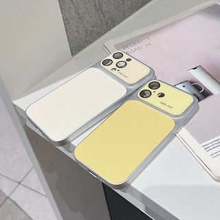 Ốp điện thoại màu hồng siêu mỏng hai màu cửa sổ lớn vải thiều thích hợp cho iPhone 11 12 13 14 15 16 17 Pro Max bao gồm tất cả các loại màng ống kính chống rơi