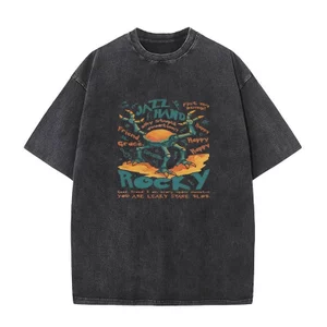 Dự án thời trang Hail Mary Jaz - Áo thun nam cổ tròn 100% cotton, phong cách vintage, tay ngắn