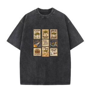 Dự án Hail Mary - Áo Thun Graphic tee nam nữ, cổ tròn tay ngắn, chất liệu cotton mềm, wash vintage