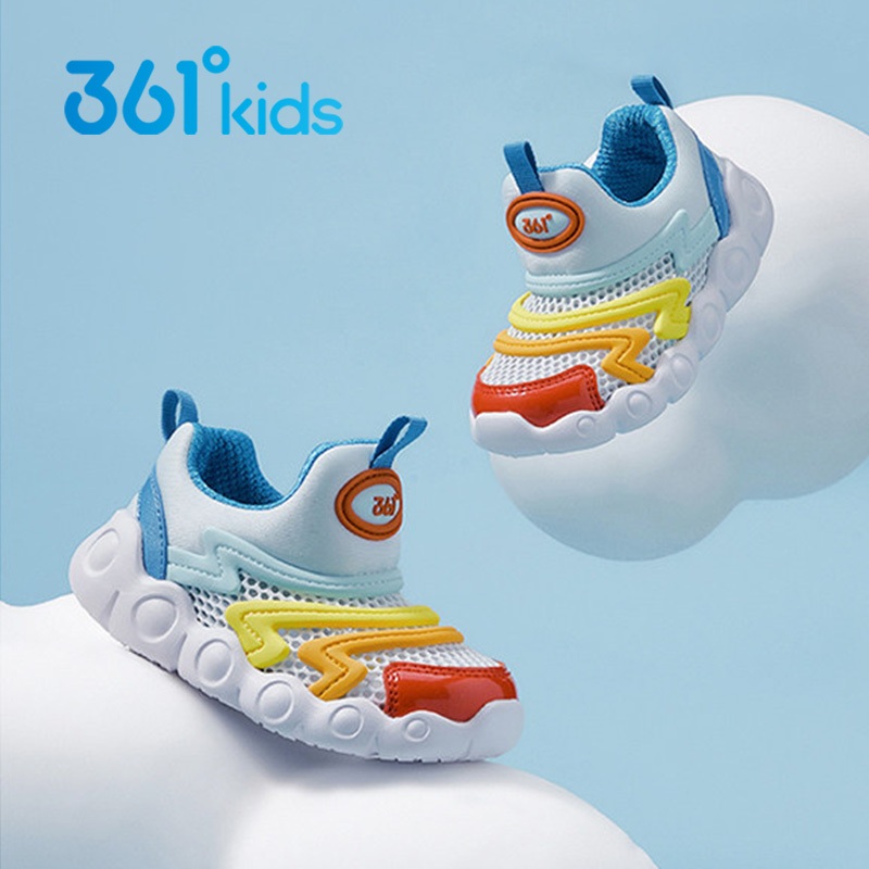 361Degrees Kids Caterpillar Giày tập đi Giày bé trai mùa thu Giày bé gái Giày thể thao trẻ em chống trượt