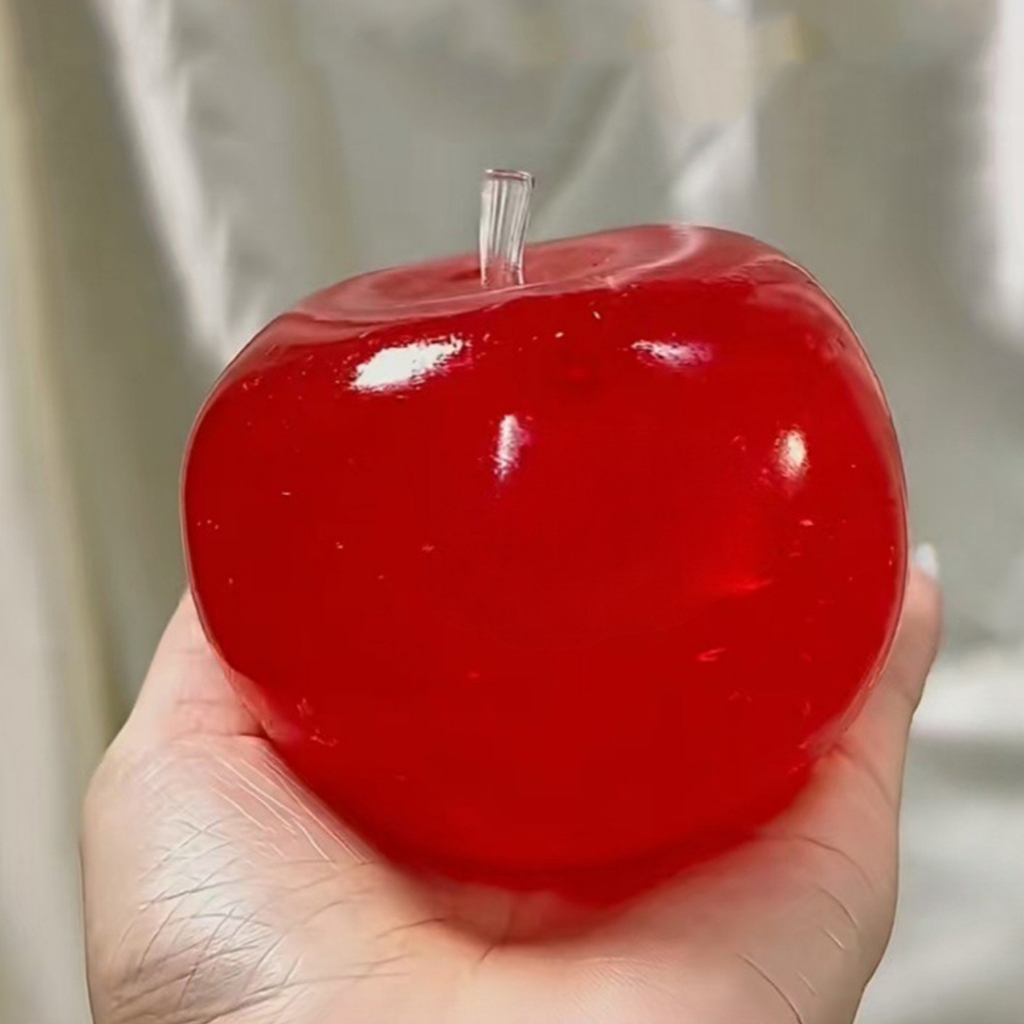 Squishy Green Apple Stress Ball Fidget Đồ chơi cảm giác phục hồi chậm Đồ chơi bóp cho trẻ em Chống căng thẳng