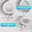 CANMEIJIA Tri Colors Recessed Đèn LED Pin Downlight 5W 3 màu 3000K / 4000K / 6500K Bóng đèn có thể lựa chọn GU10 Đèn LED âm trần cho phòng khách Phòng ngủ Phòng tắm Văn phòng