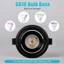 CANMEIJIA Tri Colors Recessed Đèn LED Pin Downlight 5W 3 màu 3000K / 4000K / 6500K Bóng đèn có thể lựa chọn GU10 Đèn LED âm trần cho phòng khách Phòng ngủ Phòng tắm Văn phòng