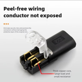 1 2 3 Pin Cách Cắm Docking D Loại Kết Nối Điện Cáp Ô Tô Dây LED Kết Nối Dải Thiết Bị Đầu Cuối Khối Kết Nối