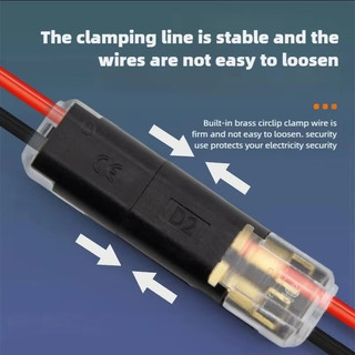 1 2 3 Pin Cách Cắm Docking D Loại Kết Nối Điện Cáp Ô Tô Dây LED Kết Nối Dải Thiết Bị Đầu Cuối Khối Kết Nối