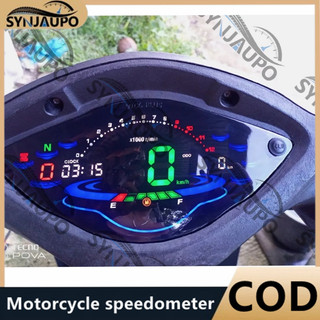 Dành Cho Xe Honda Wave 100 100r 110r Kỹ Thuật Số Full LCD Led Đồng Hồ Tốc Độ Kỹ Thuật Số Odemeter Đồng Hồ Đo Tachometer Đo