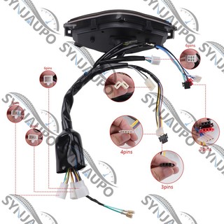 Dành Cho Xe Honda Wave 100 100r 110r Kỹ Thuật Số Full LCD Led Đồng Hồ Tốc Độ Kỹ Thuật Số Odemeter Đồng Hồ Đo Tachometer Đo