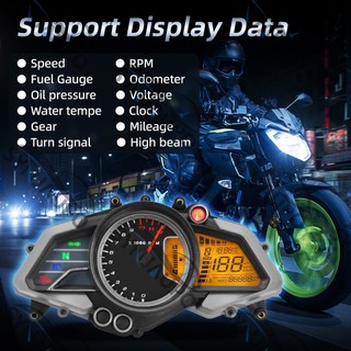Dành Cho Bajaj pulsar 135 150 160 180 200NS 2015-2018 Máy Đo Tốc Độ Kỹ Thuật Số Máy Đo Tốc Độ Xe Máy Đồng Hồ Đo Dụng Cụ LCD