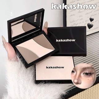 Bảng Phấn Tạo Khối 3 Màu KAKASHOW - Lâu Dài & Sắc Tố Cao, Chống Thấm Nước & Chống lem, Phấn Mờ Tự Nhiên & Phấn Đường Viền Làm Nổi Bật C453