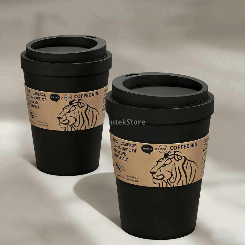 Jfory Thùng Rác Cà Phê Hình Cốc Nhỏ Gọn, Trang Trí, Trang Trí Thùng Rác Thùng Rác Có Thể Thùng Rác Cho Nhà Bếp Phòng Khách Văn Phòng Nhà