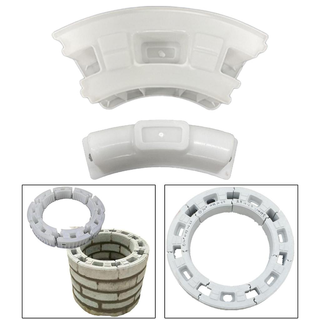 Kích thước lớn Khuôn bê tông ABS tròn Khối tạo cho sân vườn DIY Path Loại xi măng Cảnh quan