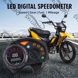 Dành Cho Xe honda XRM110 RS125 Xe Máy Dụng Cụ Kỹ Thuật Số Đồng Hồ Tốc Độ Máy Đo Nhiên Liệu Đồng Hồ Đo Số Dặm Bánh Xe Máy Bảng Đồng Hồ