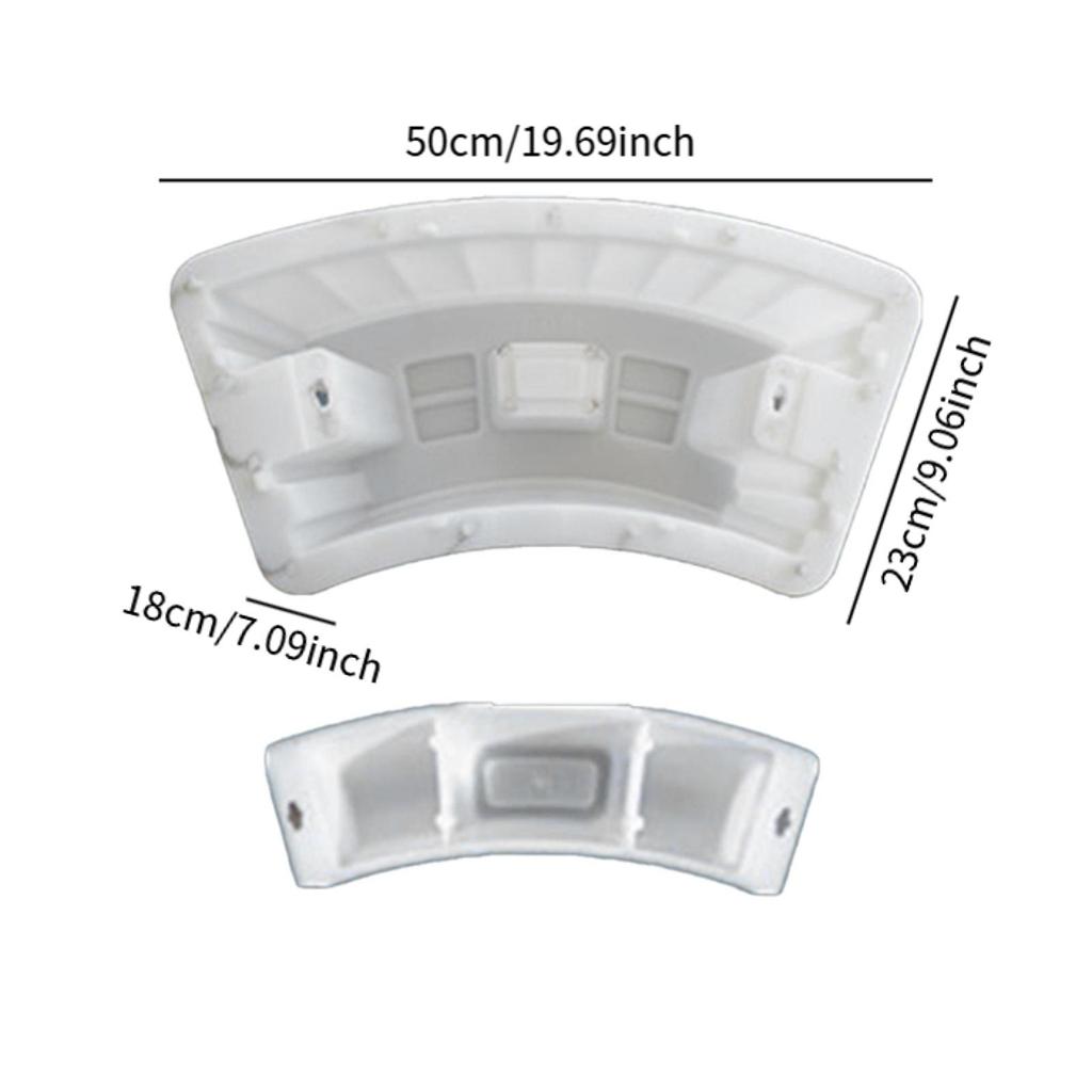 Jfory Chà Khuôn Đất Tròn Gạch Bê Tông DIY Path Maker Nhựa ABS Khuôn Tái Sử Dụng Để Trang Trí Sân Vườn