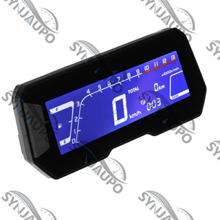 12000 RPM 6 Bánh Răng Mới Xe Máy LCD Đồng Hồ Đo Tốc Độ Điện Kỹ Thuật Số Sửa Đổi Có Thể Điều Chỉnh Đồng Hồ Tốc Độ Cho Xe Honda CRF300L CRF300 RALLY CRF250 / L GROM cb300r
