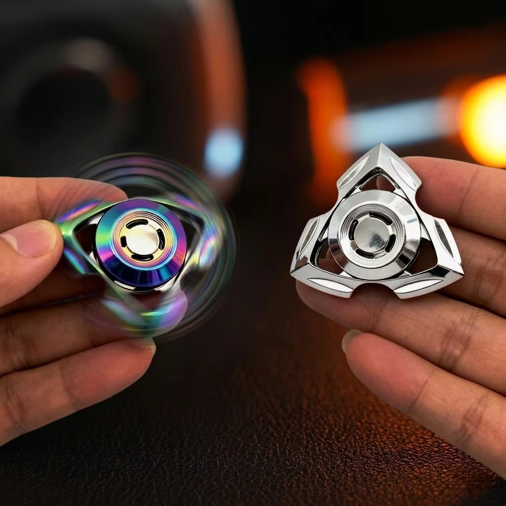 1 Kim Loại Mini Tay Fidget Spinner Con Lăn Đầu Ngón Tay Quay Đầu Con Quay Hồi Chuyển Edc Giảm Căng Thẳng Văn Phòng Để Bàn Đồ Chơi Chống Lo Âu