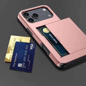 Hộp đựng thẻ lật từ tính tương thích với iPhone 17 16 15 14 Plus 13 12 Pro MAX Hybrid Heavy Duty Armor Card Pocket Stand Wallet Cover