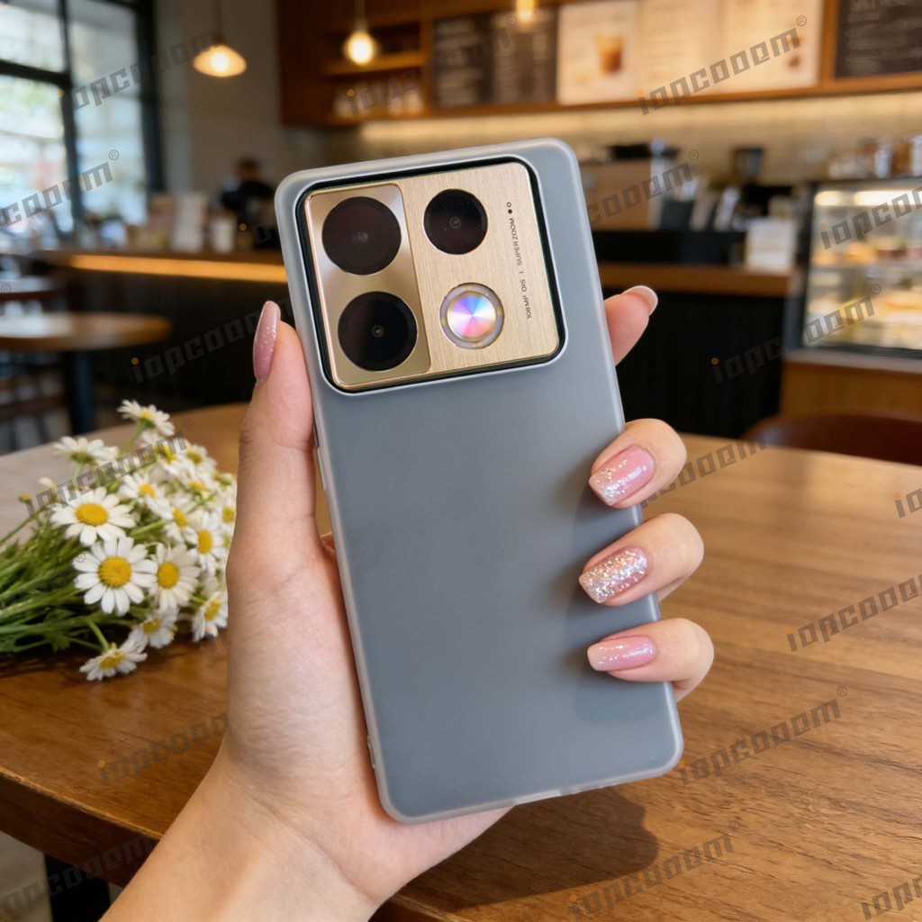 Ốp điện thoại silicon chống sốc màu kẹo Infinix Note 30 40 40S 50 Pro Plus 50S 50X 4G 5G — thiết kế hai lớp hợp thời trang có nhiều màu