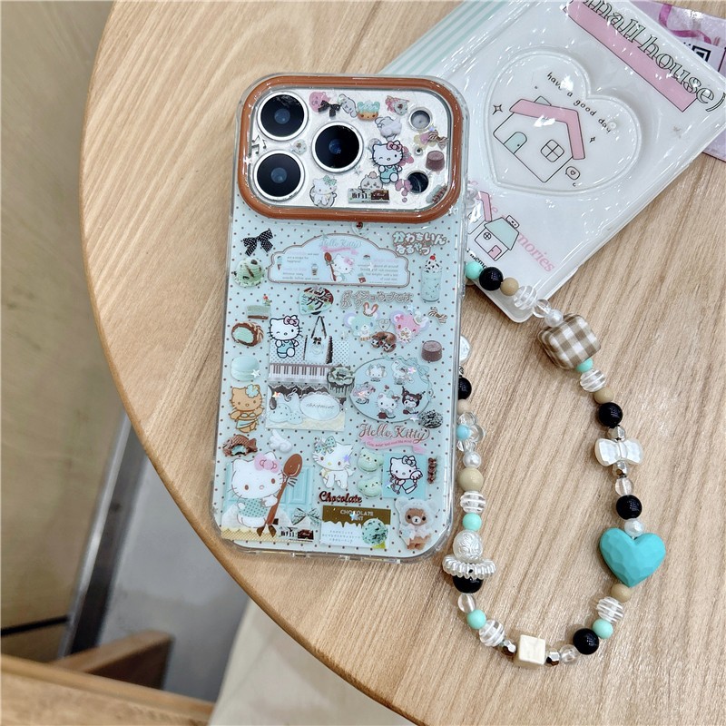 IPhone 17 Pro max 16 Pro max Họa tiết hoạt hình toàn màn hình TPU materia IMD xử lý Vỏ điện thoại