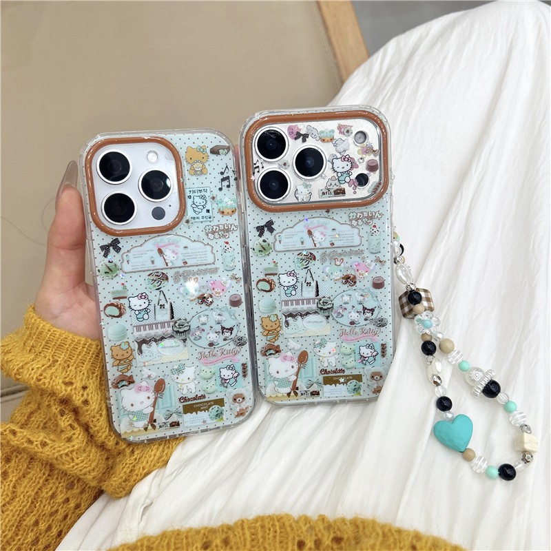 IPhone 17 Pro max 16 Pro max Họa tiết hoạt hình toàn màn hình TPU materia IMD xử lý Vỏ điện thoại