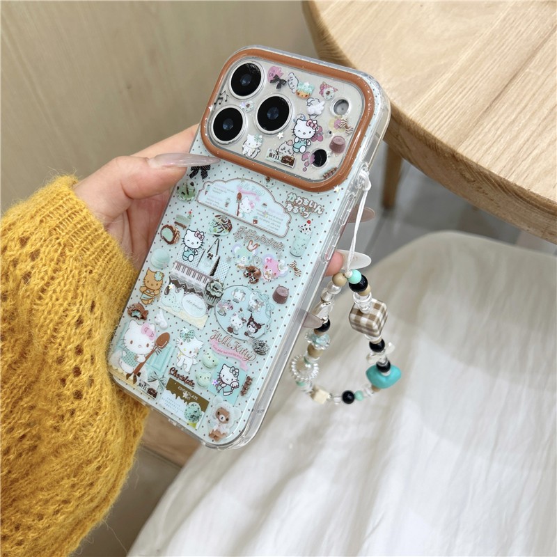IPhone 17 Pro max 16 Pro max Họa tiết hoạt hình toàn màn hình TPU materia IMD xử lý Vỏ điện thoại