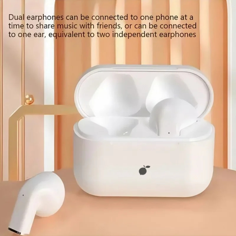 Tai nghe không dây Mini Air Pro5sTWS có micrô, Bluetooth 5.3, dùng cho thể thao, chạy bộ