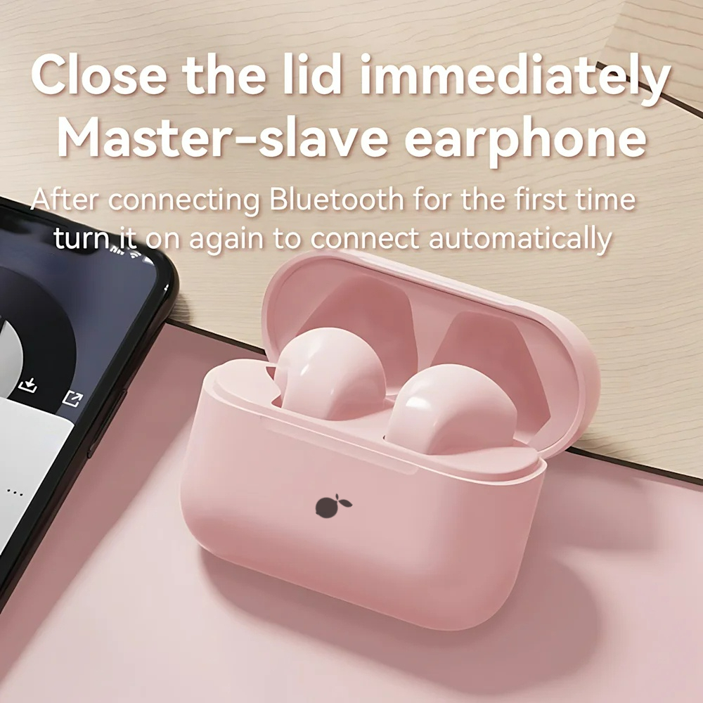 Tai nghe không dây Mini Air Pro5sTWS có micrô, Bluetooth 5.3, dùng cho thể thao, chạy bộ