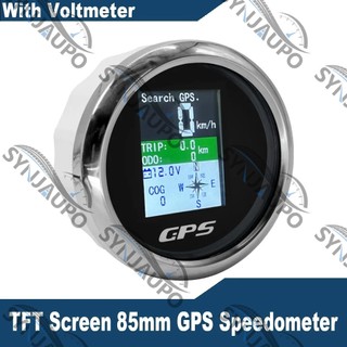 Màn Hình TFT HD 85 Mm Đồng Hồ Tốc Độ Kỹ Thuật Số GPS Đồng Hồ Đo Vôn Kế 12V 24V Với Tripmeter Cho Ô Tô Ô Tô Xe Máy RV