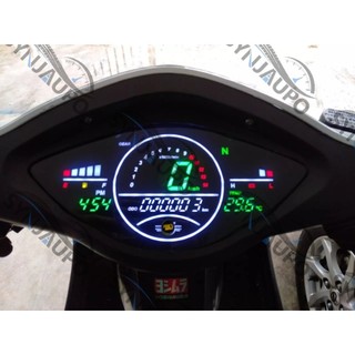 Dành Cho Xe HONDA WAVE 100 / 100R Xe Máy LED LCD Kỹ Thuật Số Đồng Hồ Đo Tốc Độ Đồng Hồ Đo Odemeter