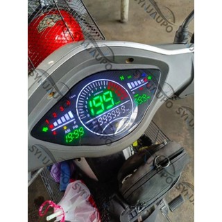 Dành Cho Xe HONDA WAVE 100 / 100R Xe Máy LED LCD Kỹ Thuật Số Đồng Hồ Đo Tốc Độ Đồng Hồ Đo Odemeter