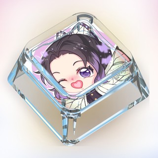 Demon Slayer Hoạt Hình Avatar Keycaps Hoạt Hình Dễ Thương Tùy Chỉnh Keycaps Bàn Phím Cơ Trong Suốt Keycaps