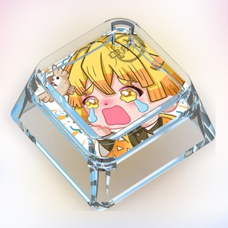 Demon Slayer Hoạt Hình Avatar Keycaps Hoạt Hình Dễ Thương Tùy Chỉnh Keycaps Bàn Phím Cơ Trong Suốt Keycaps