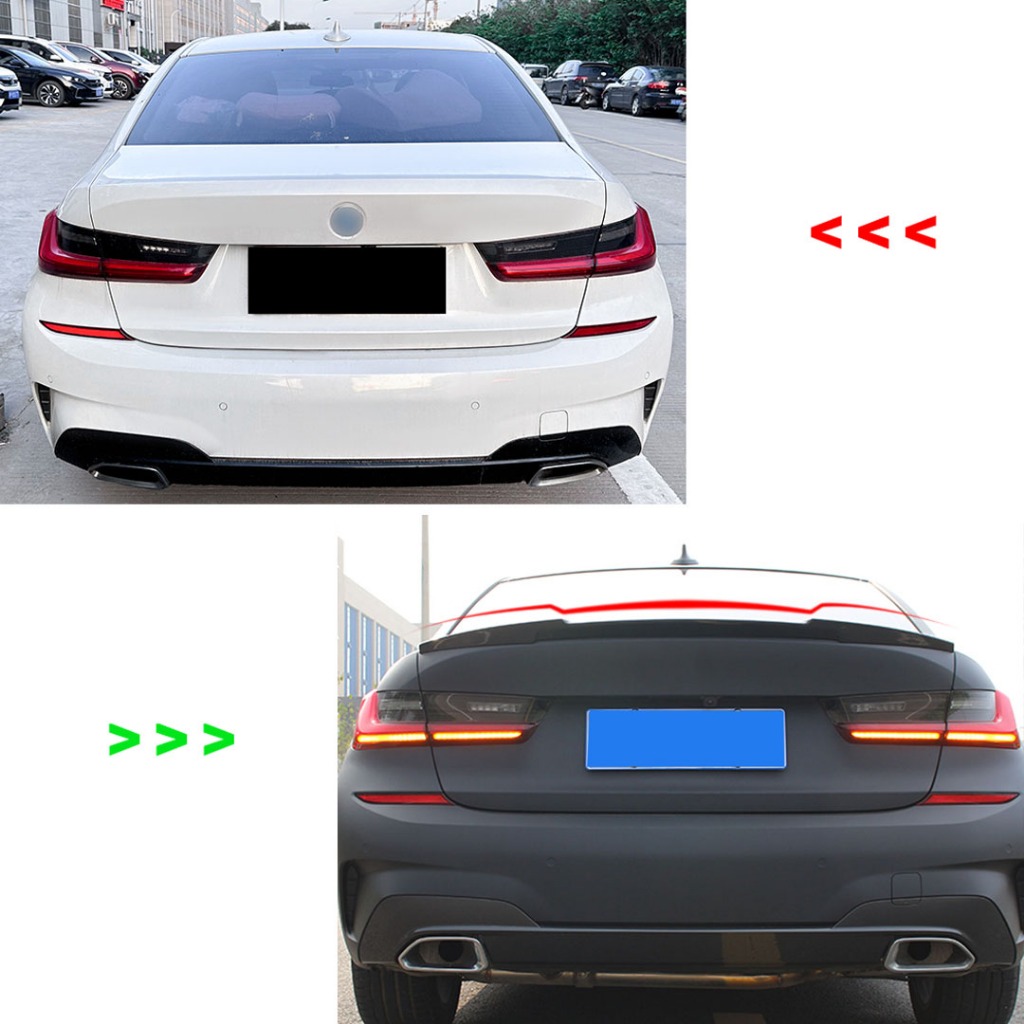 Dành Cho Xe BMW 3 Series G20 2019 2020 2021 2022 2023 2024 2025 M4 MP PSM Phong Cách Cánh Sau Cánh Xước Điều Chỉnh Phụ Kiện Deflector Airfoil Body Kit
