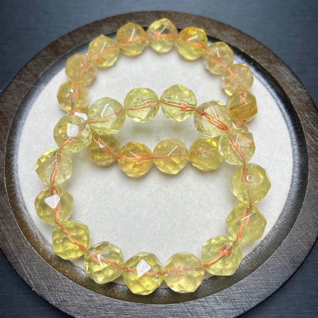 Ưu Đãi Đặc Biệt Mặt Vòng Tay Citrine - Vòng Tay May Mắn Năng Lượng Cho Nam Và Nữ - Quà Tặng Sang Trọng