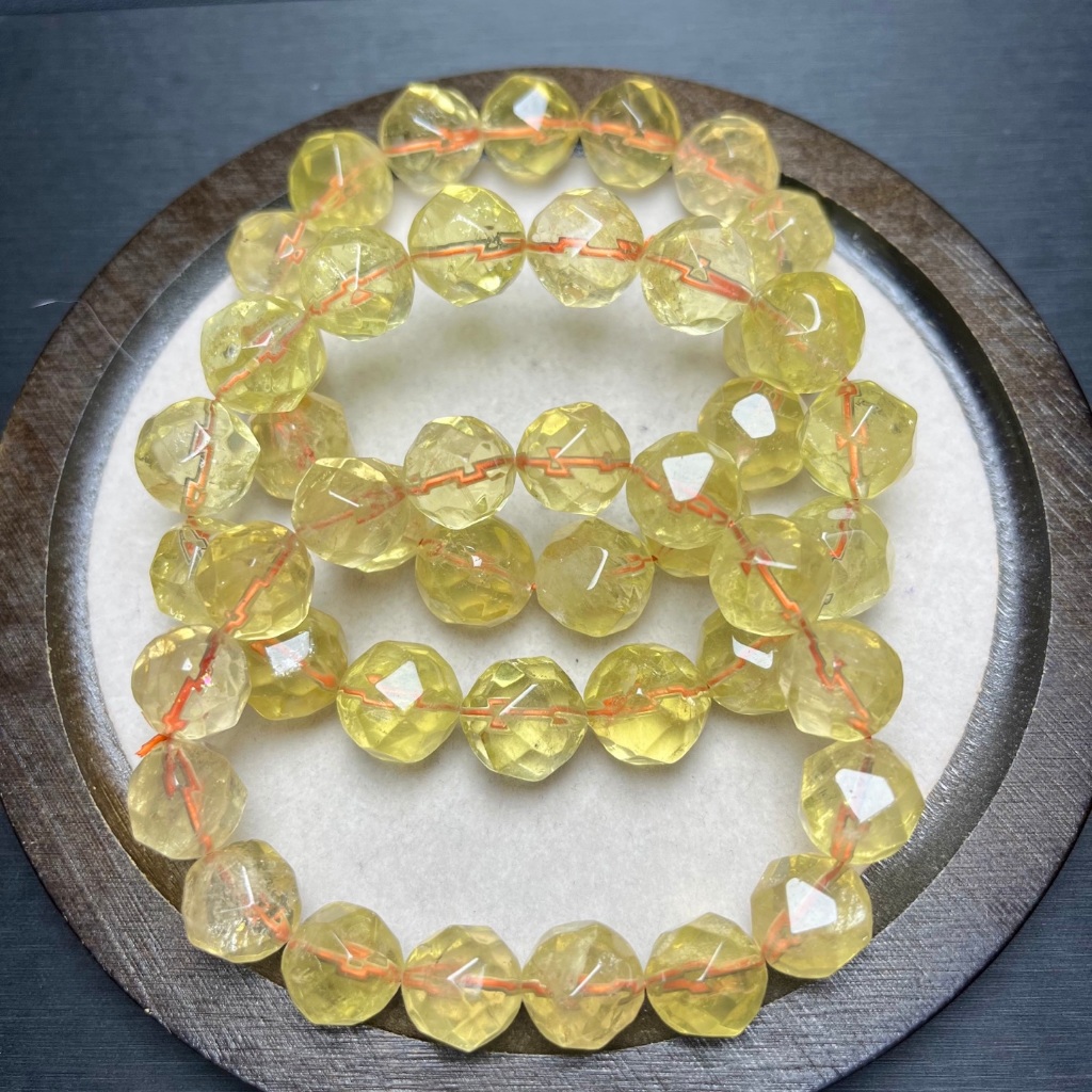Ưu Đãi Đặc Biệt Mặt Vòng Tay Citrine - Vòng Tay May Mắn Năng Lượng Cho Nam Và Nữ - Quà Tặng Sang Trọng