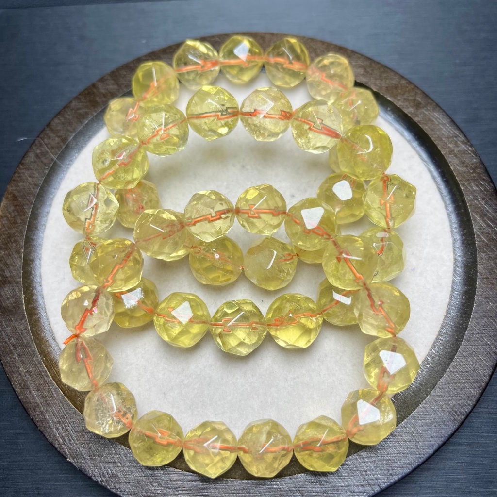 Ưu Đãi Đặc Biệt Mặt Vòng Tay Citrine - Vòng Tay May Mắn Năng Lượng Cho Nam Và Nữ - Quà Tặng Sang Trọng