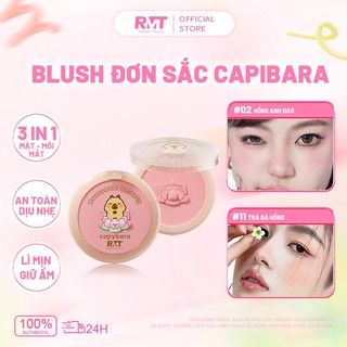 Romantic Beauty Phấn Má Hồng Single Bichon Matte Tạo Khối Làm Sáng Hiệu Ứng Cháy Nắng