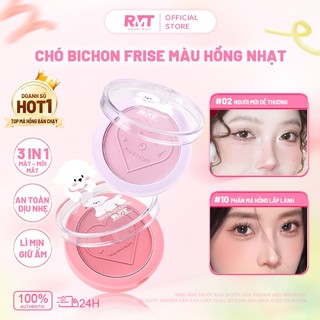 Romantic Beauty Phấn Má Hồng Single Bichon Matte Tự Nhiên Làm Sáng Da Màu Hot Cho Trang Điểm Đi Làm