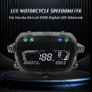 Dành Cho Demak EX90 Motobike Bảng Điều Khiển LED Hiển Thị Tốc Độ DIGITAL METER Tachometer Đồng Hồ Đo Tốc Độ Cho Xe Honda EX90 Đồng Hồ Tốc Độ