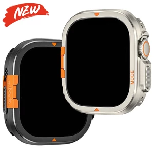 Ốp lưng kim loại sang trọng khung cản cứng cho Apple Watch Series11 / 10 46mm Ultra 3 / 2 / 1 49mm