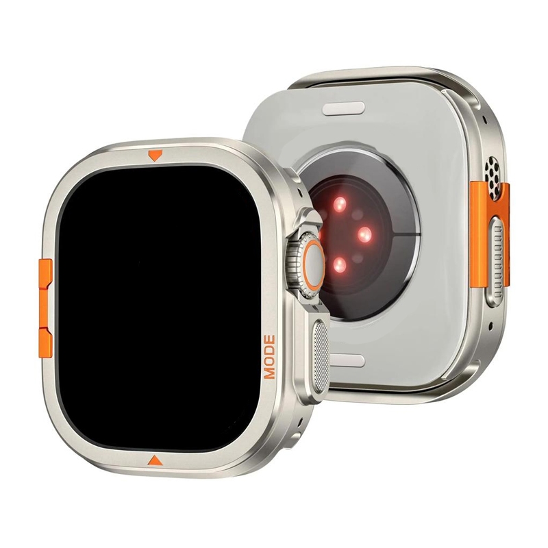 Ốp lưng kim loại sang trọng khung cản cứng cho Apple Watch Series11 / 10 46mm Ultra 3 / 2 / 1 49mm