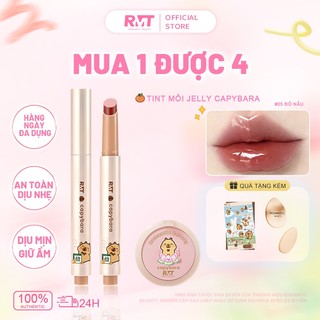 【Mua 1 Được 4】Romantic Beauty Bộ Trang Điểm Capybara Gồm Phấn Má Son Thạch Lâu Trôi Tự Nhiên Lên Màu Đẹp