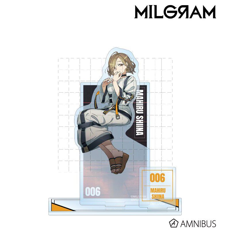 Milgram Acrylic Đứng Móc Khóa Es Muu Kotoko Haruka Yuno Mahiru Anime Nhà Tù Merch Hình Quà Tặng